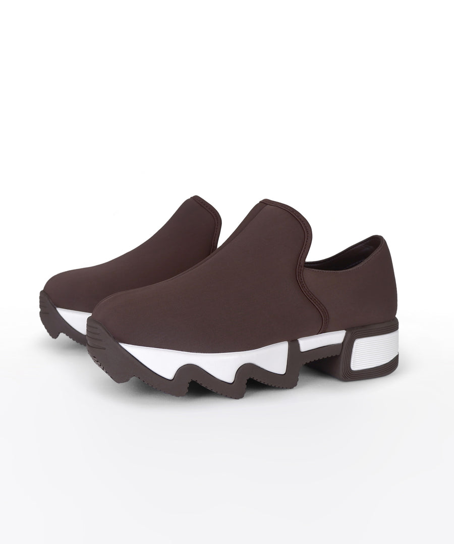iRi WES Chestnut Neoprene Low Top Sneaker