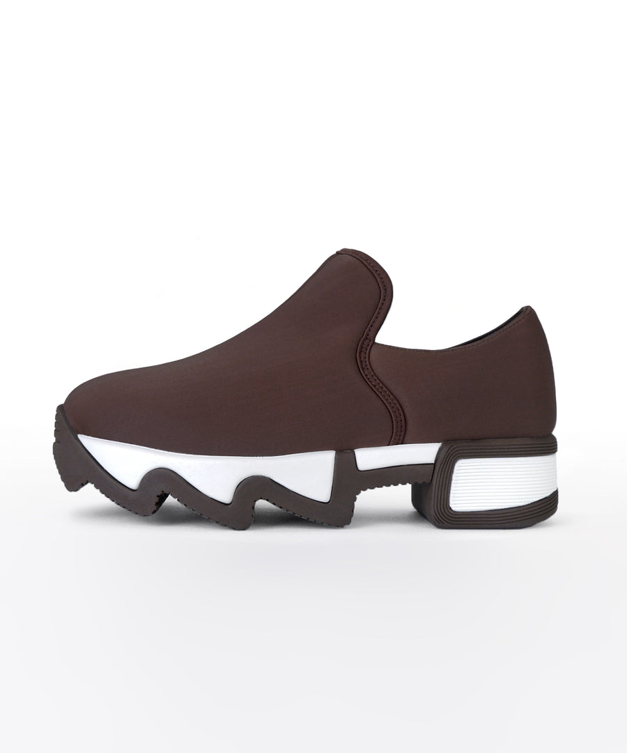 iRi WES Chestnut Neoprene Low Top Sneaker