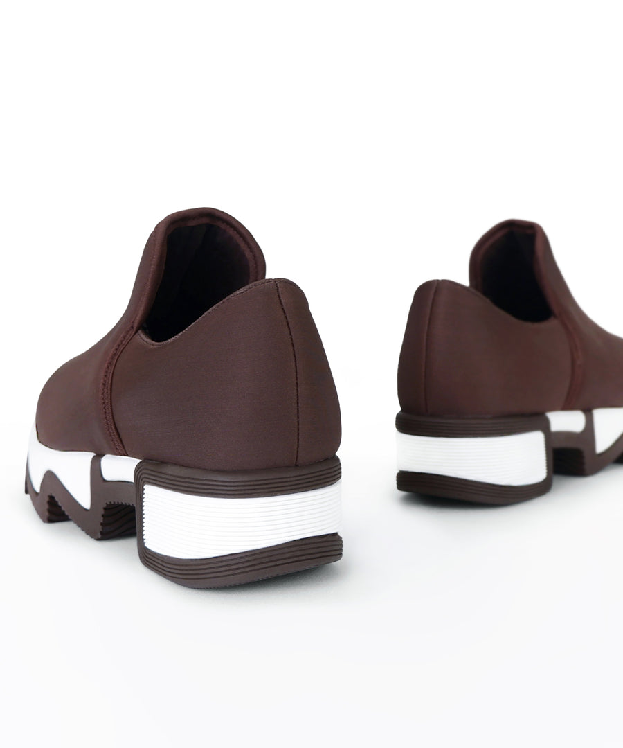 iRi WES Chestnut Neoprene Low Top Sneaker